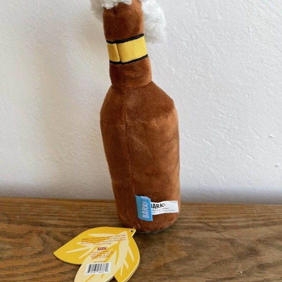 Bark Box Mutt Bunch Hard Cider Dog Toy Medium squeaker crinkle Fall New Pet Gift - Picture 4 of 7